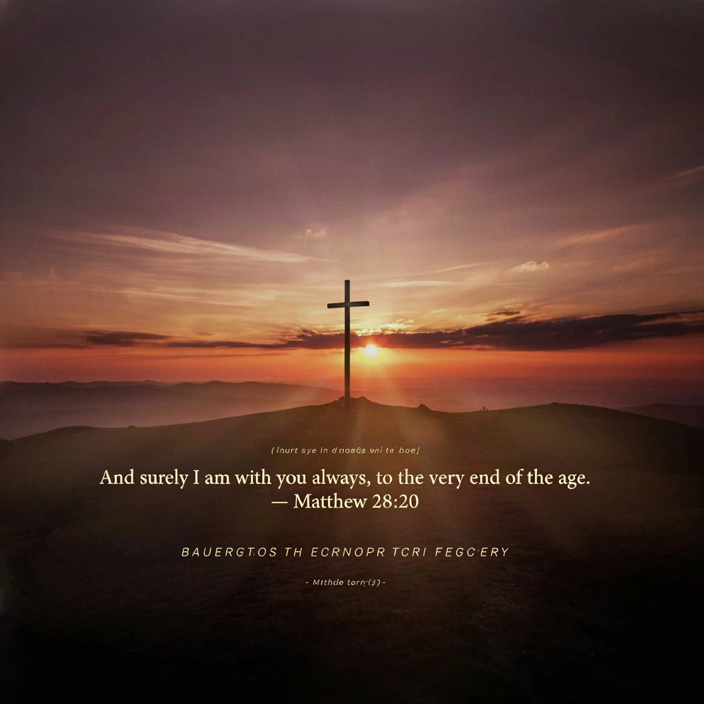 "And surely I am with you always, to the very end …