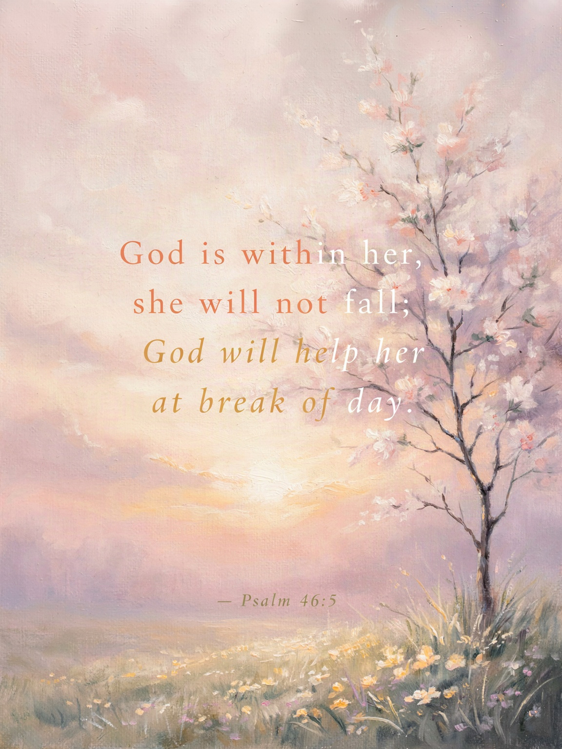 "God is within her, she will not fall; God will he…